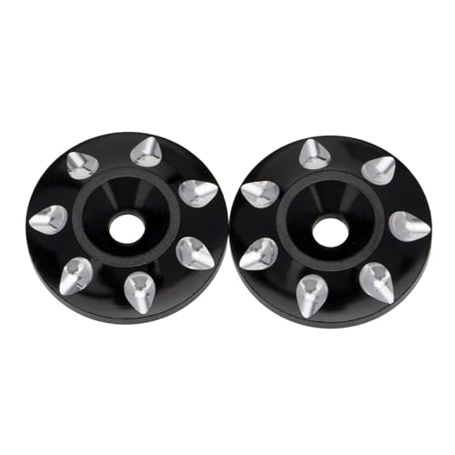 RC Car Parts for HSP for HPI for Hobao for Tamiya 1/10 1/8 Metal Wing Mounting Tail Washer M3 Screw Gasket RC Car Off Road Buggy Short Course Truck Car Parts(Black) - size: Black