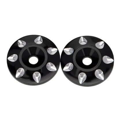 RC Car Parts for HSP for HPI for Hobao for Tamiya 1/10 1/8 Metal Wing Mounting Tail Washer M3 Screw Gasket RC Car Off Road Buggy Short Course Truck Car Parts(Black) - size: Black