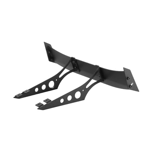 1/10 RC Metal Rear Wing for Touring, Rally and Drift Car Bodies | Body-mounted rear wing for many 1/10 touring, rally and drift shells; check body width, mounting area and hole position