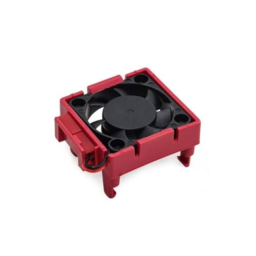 VXL-3S Velineon ESC VXL-3 VXL 3S Heat Sink with Cooling Fan Compatible with 2WD and 4X4 Models Replacement Part Compatible with RC Vehicle Electronic Speed Controller(New Red) - color: New Red