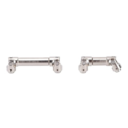 Keenso 1/30 RC Crawler Drive Shafts Set, Steel Upgrade Parts for SCX30, High Strength Metal Design, Enhanced Performance for Remote Control Vehicles