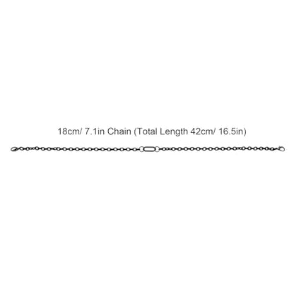 Asixxsix 2pcs Metal Trailer Chain with Tow Hook and Lobster Claw Hooks for RC Crane Model 1/50 DIY Decoration Accessories, for Crawler Climbing Car Upgrade Parts (18CM) - size: 18CM