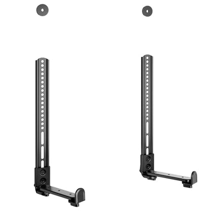 Soundbar TV Mount,33lbs Capacity,Compatible with Depth from 1.6" to 7.2" | Anti-Vibration Pads to Reduce Vibration,Soundbar Mount under TV,Easy Installation
