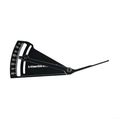 RC Car Ride Height Gauge 3-42mm Aluminum Setup Tool for Camber Toe in Alignment on Road Off Road Trucks Buggies