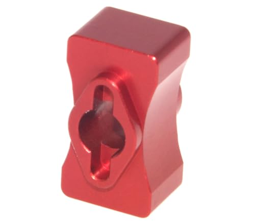 Differential Locker Spool Compatible with Team Associated DR10 DR-10 Upgrade Drag Race Rc Car Diff Lock Straight Shaft Aluminum Alloy Part(Red) - color: Red