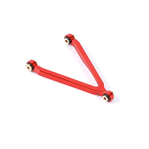 Aluminum Alloy Suspension Rod Links Set for Axial SCX24 C10 1/24 RC Crawler Car Upgrade Parts (Red) - color: Red