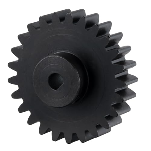 LSG Steel Gear M1.5 20T 25T Motor Gear Pinion Gear for Tra-xxas 1/5 X-MAXX XRT Crawler RC Car Large Transmission Gear Part (25T) - size: 25 Tooth