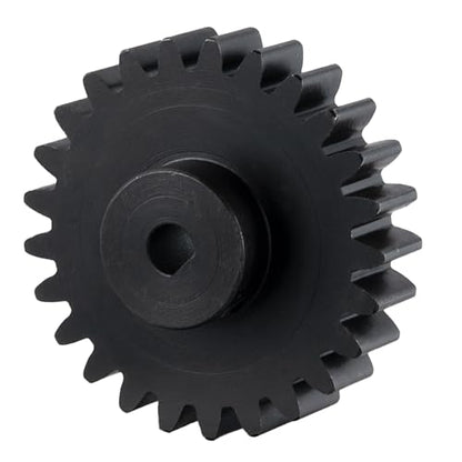 LSG Steel Gear M1.5 20T 25T Motor Gear Pinion Gear for Tra-xxas 1/5 X-MAXX XRT Crawler RC Car Large Transmission Gear Part (25T) - size: 25 Tooth