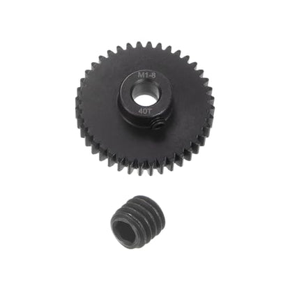 uxcell Mod 1 40T Pinion Gear 8mm Bore Hardened Steel Motor Rack Spur Gear for RC Car Truck Gear Drive