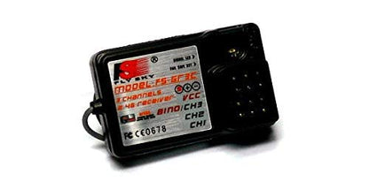 Flysky FS-GT3B RC Transmitter with FS-GR3E Receiver, 2.4GHz 3 Channels Remote Controller and 3 Channels Receiver for RC Car Boat