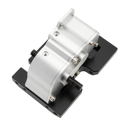 MEUS RACING V2 LCG Transmission Overdrive Gearbox for Axial SCX10 1/10 RC Crawler Upgrades (Silver) - color: Silver