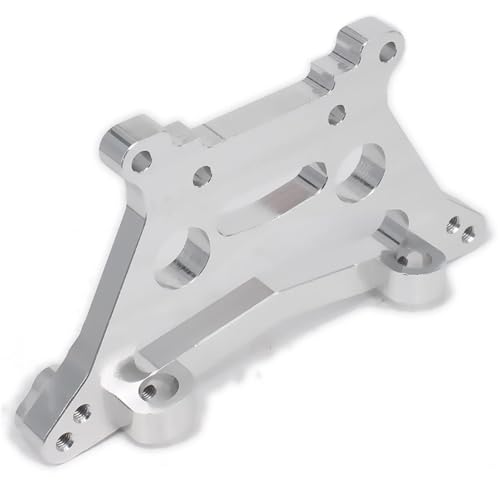 Alloy Aluminum Rear Shock Tower Absorber Plate 539080 for rc car 1/10 FS Racing Truck Buggy 53810 Upgraded Parts(Silver) - color: Silver