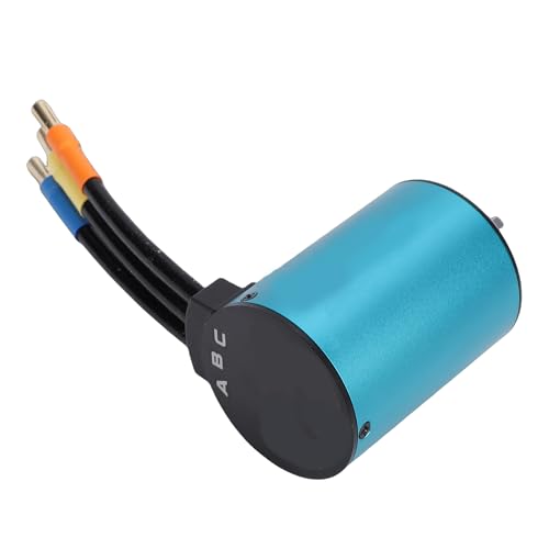 3650 Brushless Motor, Aluminum High Speed Sensorless 4000KV RC Motor for 1/10 Scale RC Cars Trucks Racing Off-Road Enthusiasts