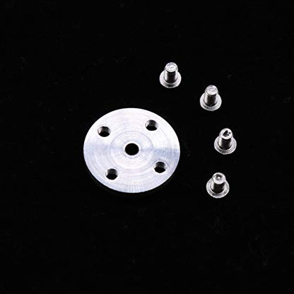 Treedix 10 pcs Servo Arm Horn Metal Aluminum 25T Servo Dics Compatible with Standard Steering Gear Servo Motor MG995 MG996