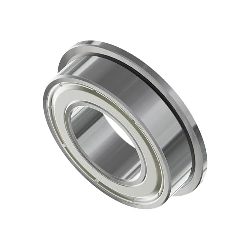 20PCS F682ZZ Flange Ball Bearing, 2x5x2.3mm, Miniature | Double Metal Shielded Flanged Bearing Chrome Steel ABEC-1(P0) Z2 Deep Groove Ball Bearing for Industrial Machine, Power Tools - size: F682ZZ Size2×5×2.3mm