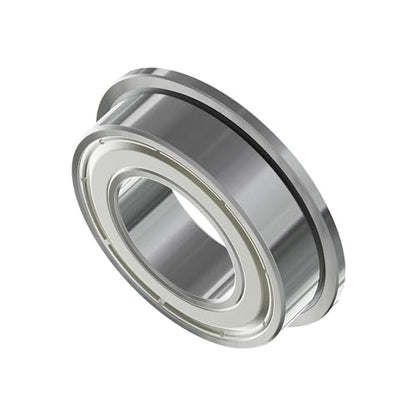 20PCS F682ZZ Flange Ball Bearing, 2x5x2.3mm, Miniature | Double Metal Shielded Flanged Bearing Chrome Steel ABEC-1(P0) Z2 Deep Groove Ball Bearing for Industrial Machine, Power Tools - size: F682ZZ Size2×5×2.3mm