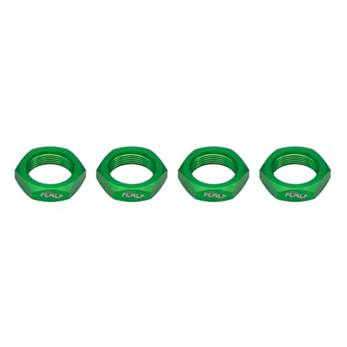 FLMLF 24mm RC Car Wheel Nuts 4-Piece Set (Green) | for 1/5 HPI ROFUN BAHA ROVAN KM Baja 5B 5T 5SC Truck Parts - color: Green