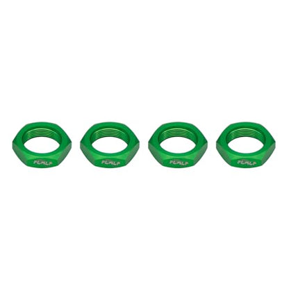 FLMLF 24mm RC Car Wheel Nuts 4-Piece Set (Green) | for 1/5 HPI ROFUN BAHA ROVAN KM Baja 5B 5T 5SC Truck Parts - color: Green