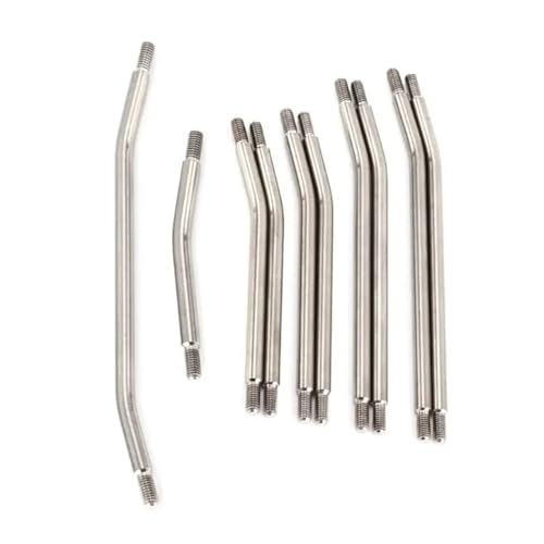 RC Models Parts For Axial For SCX10 II 90046 For 1/10 RC Crawler Car 10Pcs/Set Metal Link Set Plastic Rod End