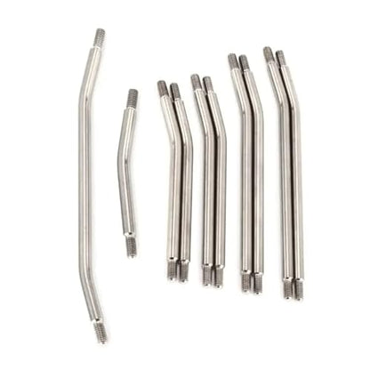 RC Models Parts For Axial For SCX10 II 90046 For 1/10 RC Crawler Car 10Pcs/Set Metal Link Set Plastic Rod End