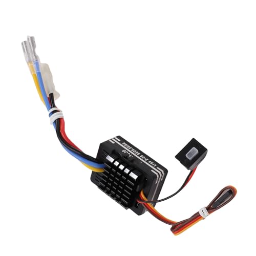 Aramox 80A Brushed Electronic Speed Controller, ESC with 6.5V5A BEC, for RC Car and Boat, Compatible with 540 550 Motors