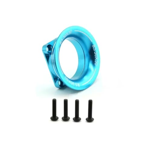 RC Car Accessories for Sakura D3 D4 for HSP for HPI 540 550 3650 Motor/ESC Heatsink 1/10 1/8 30X30 Cooling Fan Cover Air Cooling Channel Parts Replacement(Blue) - size: Blue