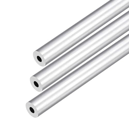 DMiotech 3Pack (10mm OD x 4mm ID) 6063 Aluminum Round Tube 300mm Length Industry Metal Tubing for Machinery Frame Construction DIY Projects - size: 10mm x 4mm x 300mm