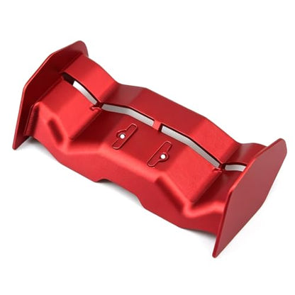 Aluminum Rear Wing for ARRMA Mini Kraton 3S 1/16 RC Car, Upgrade Part(Red) - color: Red