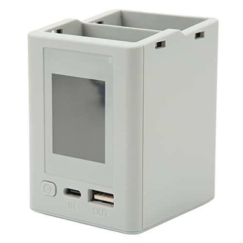 2 Way PD Fast Charging Hub for 3 Drones with LCD Display Portable Dual Channel Battery Pack for 2 SE Gray
