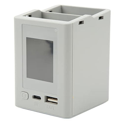 2 Way PD Fast Charging Hub for 3 Drones with LCD Display Portable Dual Channel Battery Pack for 2 SE Gray