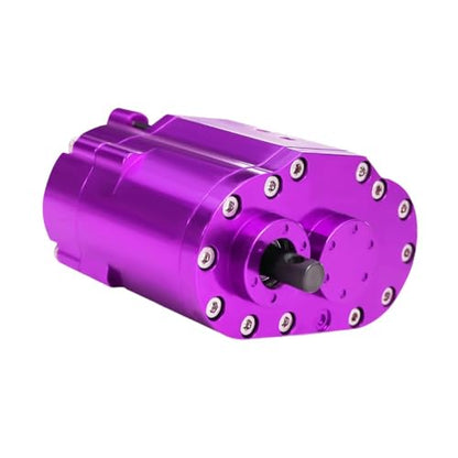 Yiju Transfer Case Gearbox RC Transmission Box Aluminum Alloy Construction Professional Double Speed RC Crawler Gear Set Suitable for Rock Crawling, Purple - color: Purple