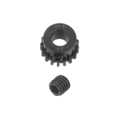 uxcell Mod 1 17T Pinion Gear 8mm Bore Hardened Steel Motor Rack Spur Gear for RC Car Truck Gear Drive