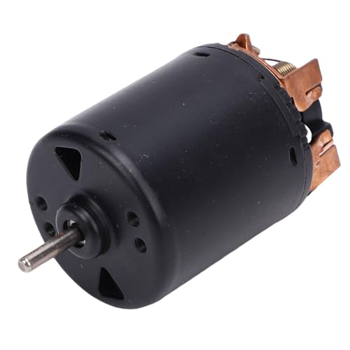 540 35T Brushed Motor High Performance High Torsion Motor with Cooling Fan and Splash Proof Design for RC Climbing Car Drone Sweeping Robot Alloy Steel Material with Connecting