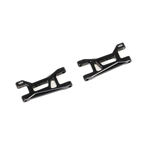 LCX Racing RC Car CNC Machined Aluminum Front Rear Suspension Arm Set for RC Truck LOSI 1/24 Micro-B Buggy, Upgrades Parts Accessories (Front)