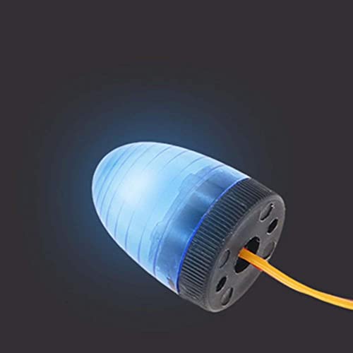 5 Modes Ultra Bright LED Lights Rotating Flashing Police Lamp for 1/8 1/10 RC Mode Crawler Truck Short Course Car CC01 D90 SCX10 4WD (10x15mm, Blue) - color: 10x15mm, Blue