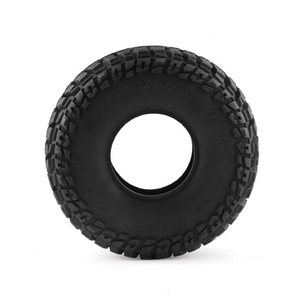 4PCS Soft Rubber Tires for RC 1:10 On Road Car 1.9" Crawler Tires with Foam for Axial SCX10 90047 SCX10 III AXI03007 Redcat Gen8 TRX-4 Tyre