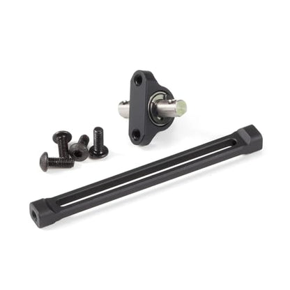 Aluminum Adjustable Carrier Bearing 70mm Width for 1/10 RC Rock Crawler 1.9 2.2 Shafty Comp Rigs Build (Black) - color: Black