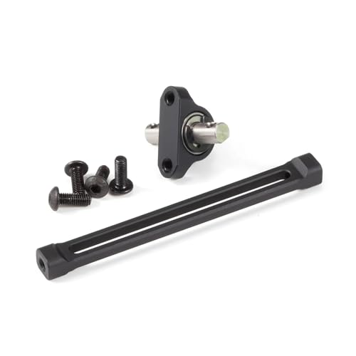 Aluminum Adjustable Carrier Bearing 70mm Width for 1/10 RC Rock Crawler 1.9 2.2 Shafty Comp Rigs Build (Black) - color: Black
