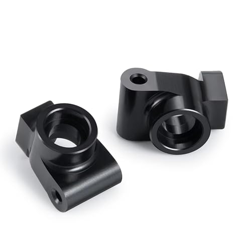 RC Cars Models Parts For Mini-B 2WD 1/16 2Pcs Aluminum Alloy Front Steering Knuckles Caster Blocks RC For Buggy Truck Model Upgrade Parts(Caster Blocks) - size: Caster Blocks