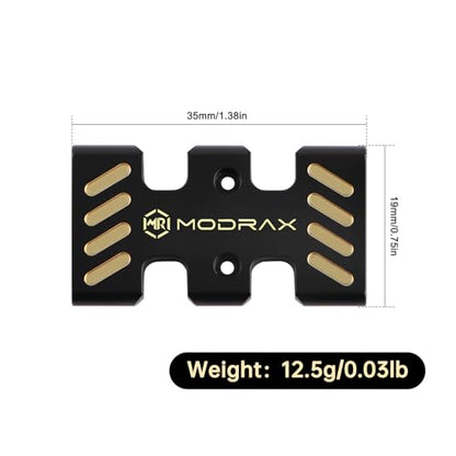 Brass Skid Plate for Axial SCX24 LCG Chassis 1/24 RC Crawler Upgrade | Designed for SCX24 LCG Chassis, CNC, 12.5g Weight