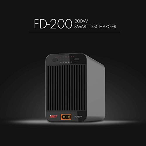 ISDT FD-200 Lipo Battery Discharger 2-8S Smart Lipo/Lithium Battery Discharger for Storage with Max 200W 25A Capacity, Wireless App Control, Lipo Voltage Discharger