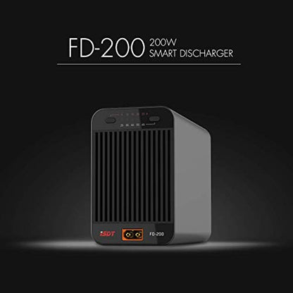 ISDT FD-200 Lipo Battery Discharger 2-8S Smart Lipo/Lithium Battery Discharger for Storage with Max 200W 25A Capacity, Wireless App Control, Lipo Voltage Discharger