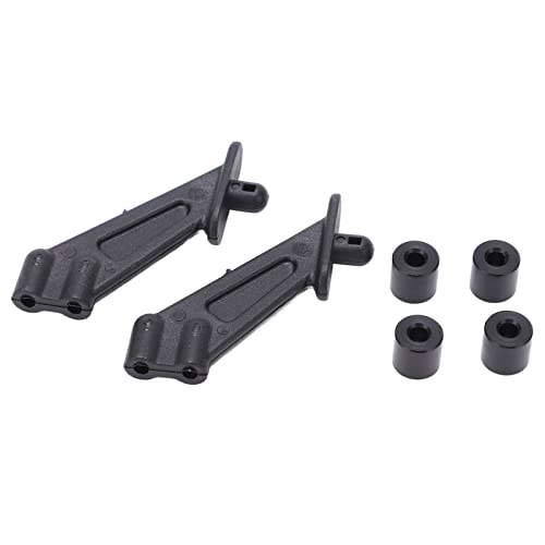 VGEBY RC Car Rear Wing Bracket, High Strength Plastic Replacement RC Wing Mount Holder, 1/10 RC Accessories, Model Car Accessories, DIY RC Projects, Racing Car Upgrades, Black