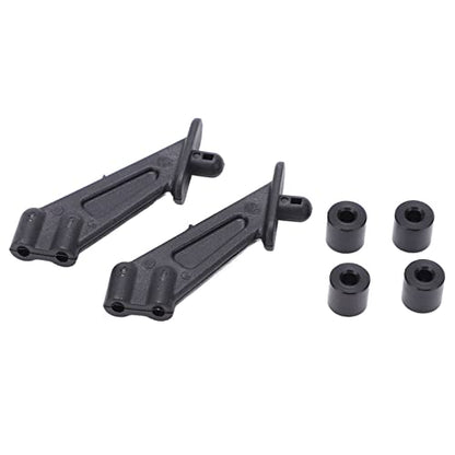 VGEBY RC Car Rear Wing Bracket, High Strength Plastic Replacement RC Wing Mount Holder, 1/10 RC Accessories, Model Car Accessories, DIY RC Projects, Racing Car Upgrades, Black