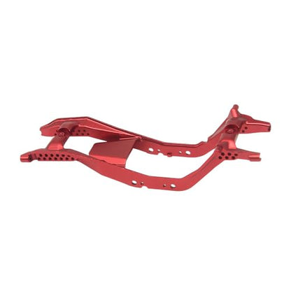 Hobby Details Aluminum Rear Axle Gear Box Skid Link Wheel Upgrade Set for 1/30 Axial SCX30 Jeep Wrangler RC Cars, Red (Chassis Stock Body) - color: Chassis Stock Body