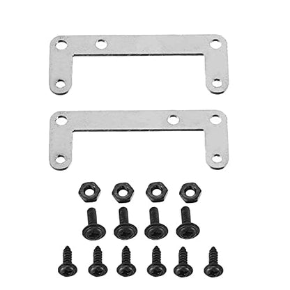 CRUMPS 370 Motor 2 Speed Gearbox with Steel Gear Drive Shaft for WPL C14 C24 B14 B36 MN D90 MN-90 MN99S RC Car Upgrades Parts (Color : Heightening Bracket) - color: Heightening Bracket
