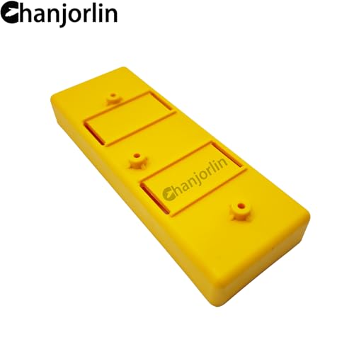 1/10 Crawler Car Battery Tray Case RC Hard Plastic Battery Box Accessories for 2S Lithium & 7.2V NiMH Battery Compatible with 1:10 Off Road Buggy Car Traxxas TRX4 Axial SCX10 II (Yellow) - color: Yellow