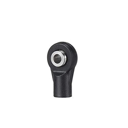 10Pcs M3 Plastic Bent Rod Ends,Black M3 Crawler Width Balls Ends for Axial D90 SCX10 RC Car (Black C) - color: Black C