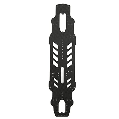 Semme RC Car Chassis Kit Accurate Composite Material Aluminum Upgrade for 3RACING S64 RC /10 Car Enhanced Drift Performance (#1)