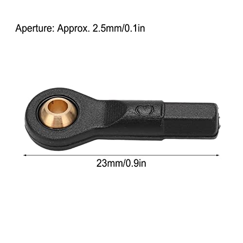 VBESTLIFE M2.5 Ball Holder Tie Rod Ends Ball Joint Link, 10Pcs Lever Steering Linkage Tie Rod End Ball End fit for 1:10 Scale RC Car